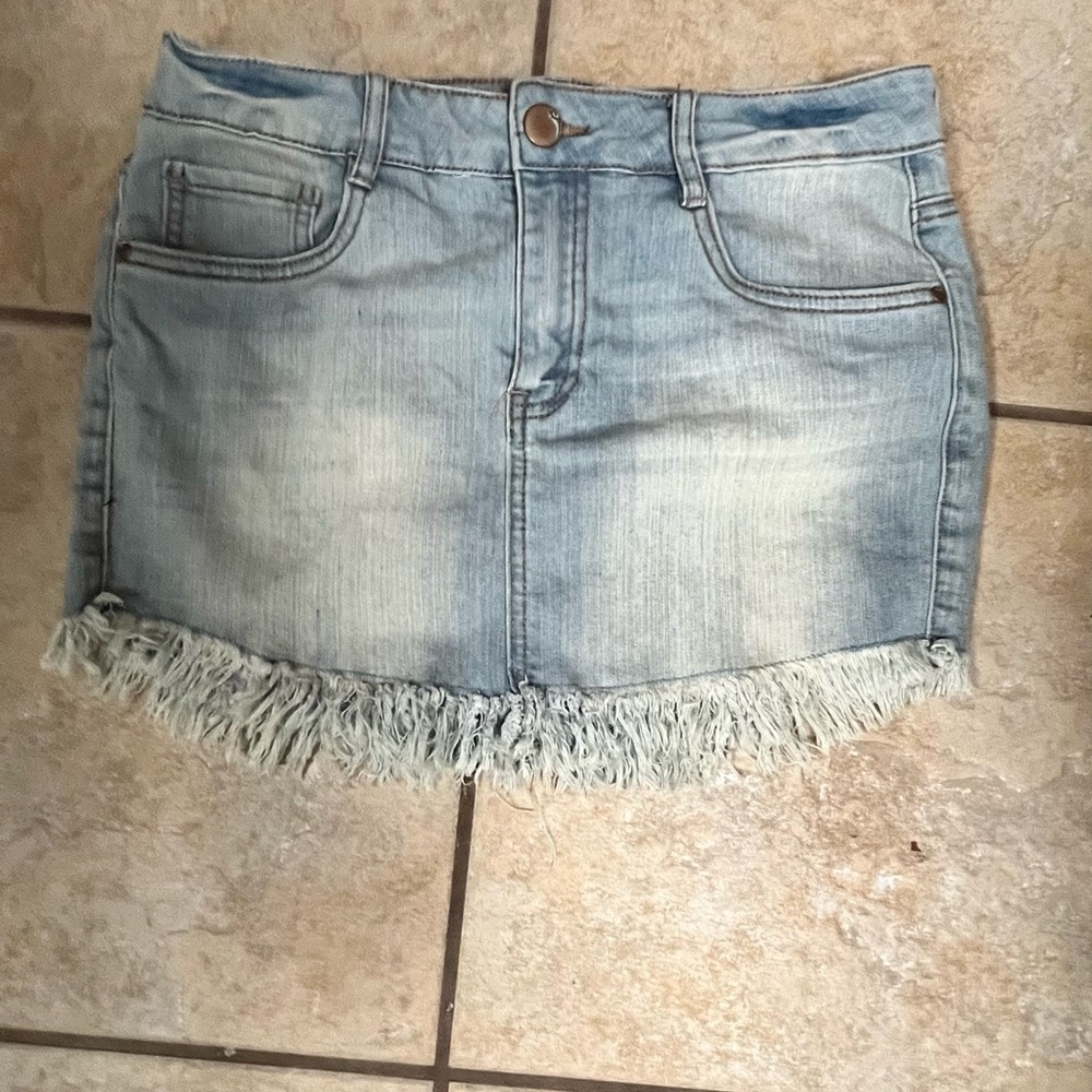Dollhouse Jean Skirt